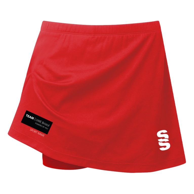 UWE Students - Skort - Red