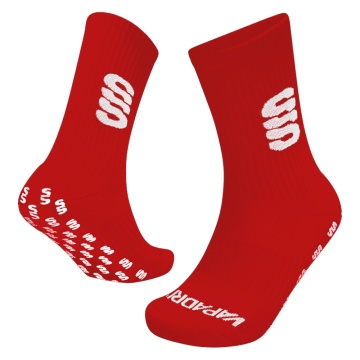 Quarter Gripper Sock : Red