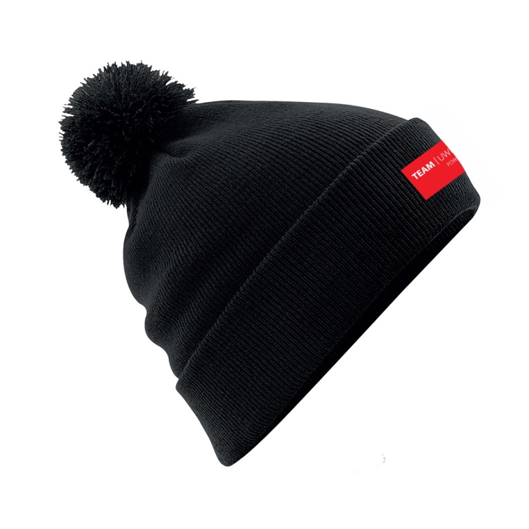 Original Pom Pom Beanie : Black
