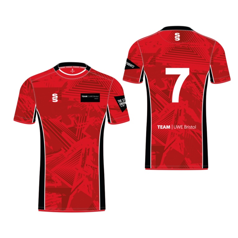 University of West England – Indoor Cricket Short Sleeve Shirt – Men's Fit