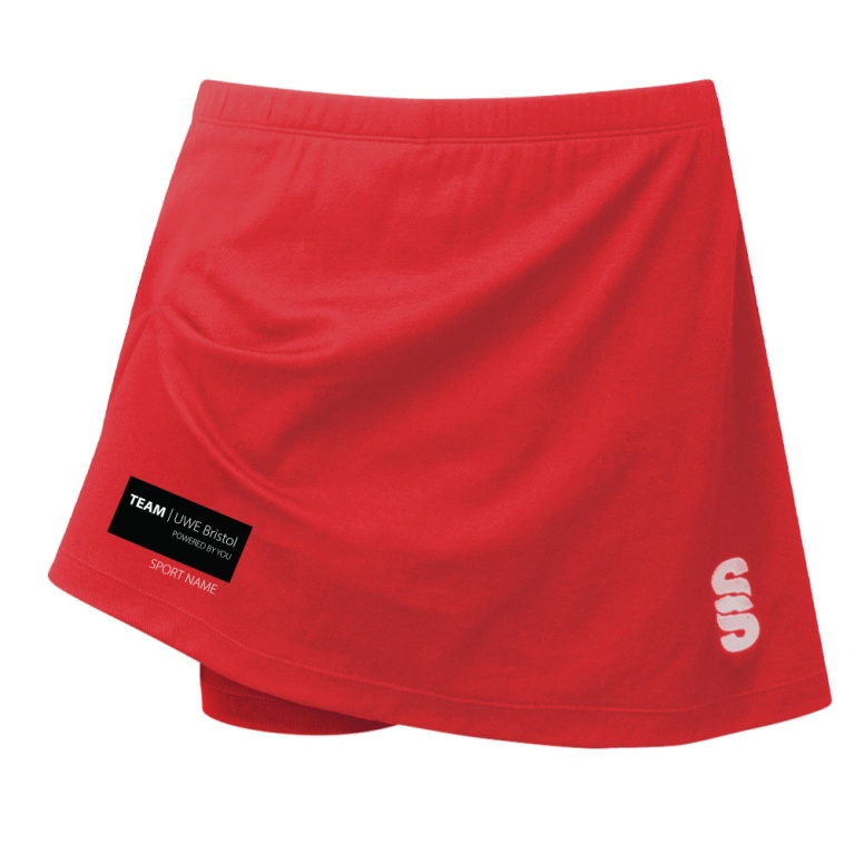 UWE Students - Blade Skort - Red